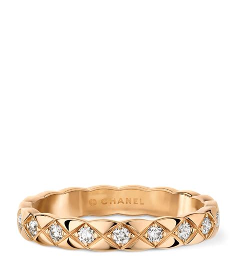 chanel gold band|chanel ring beige gold.